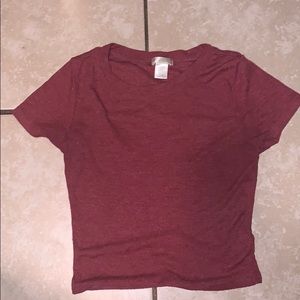 cute marronish colored crop top